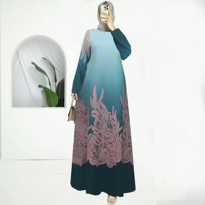 Jubah Muslimah High-quality Italian Moss Crepe Material