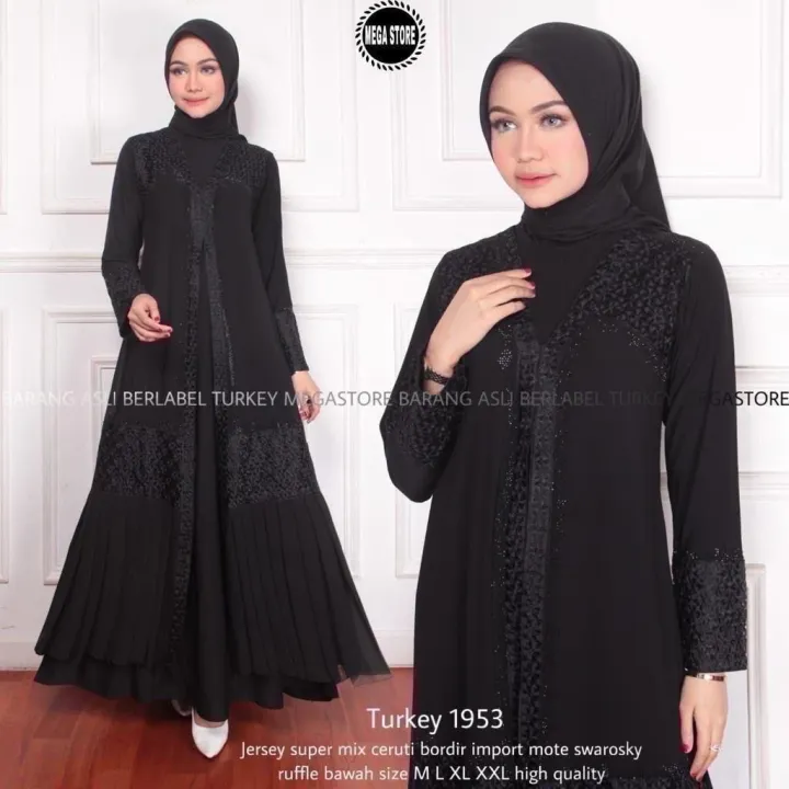Turkey Dress Jubah Hijabs Fashion Long Dresses Gamis Dress Pree Abaya Pree order ETA 12 Hari