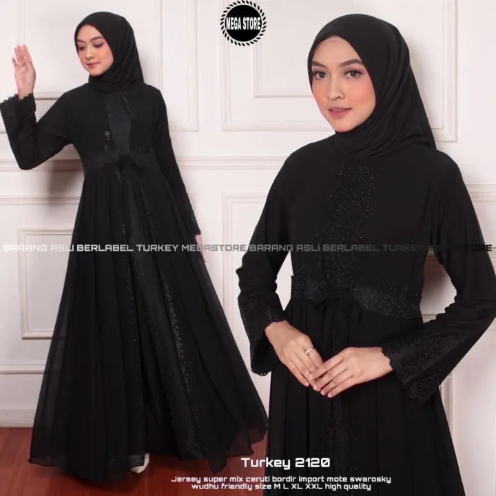 Turkey Dress Jubah Hijabs Fashion Long Dresses Gamis Dress Pree Abaya Pree order ETA 12 Hari