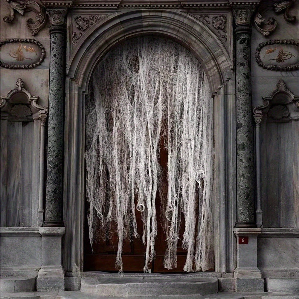 Spooky Red Bloody Creepy Cloth Halloween Decor Drape For Doorways Entryways & Windows Ideal For Haunted House Parties