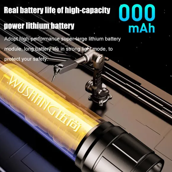 Torch Light Flashlight Touch Light Rechargeable Waterproof Multi-Function Torch Light Outdoor Camping Light