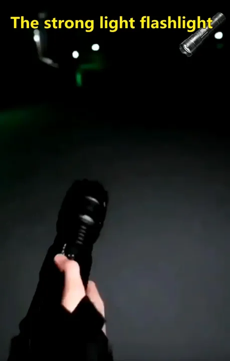 Torch Light Flashlight Touch Light Rechargeable Waterproof Multi-Function Torch Light Outdoor Camping Light