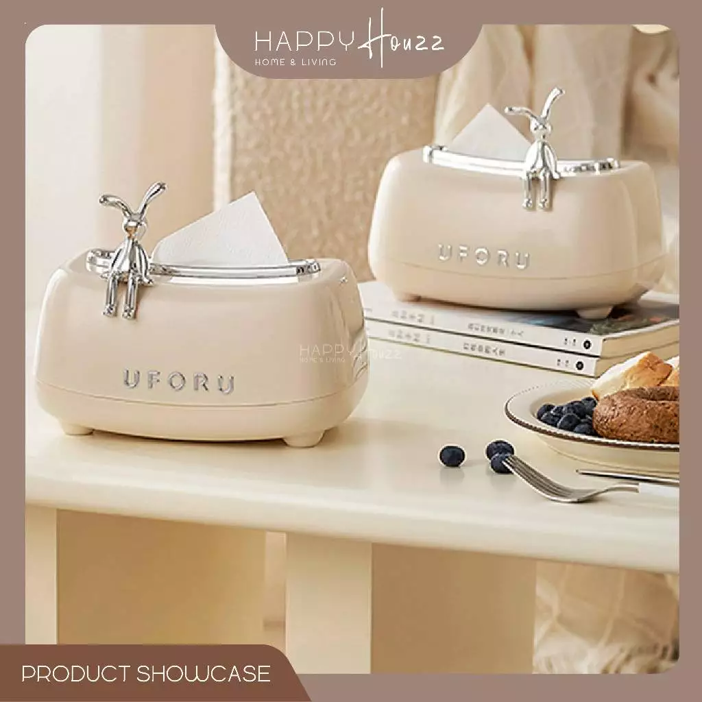 HAHO Luxury Tissue Box Holder Modern Style Paper Towel Living Room Home Supplies Kotak Tisu