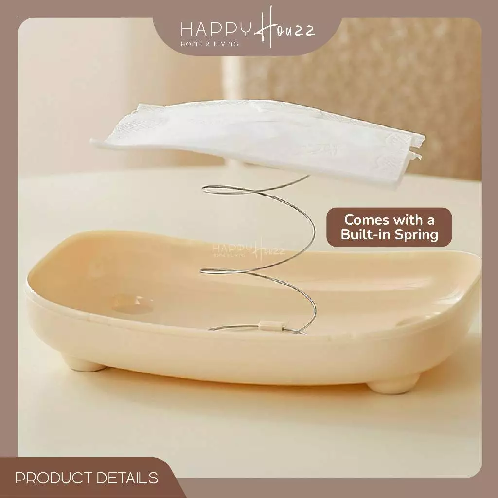 HAHO Luxury Tissue Box Holder Modern Style Paper Towel Living Room Home Supplies Kotak Tisu