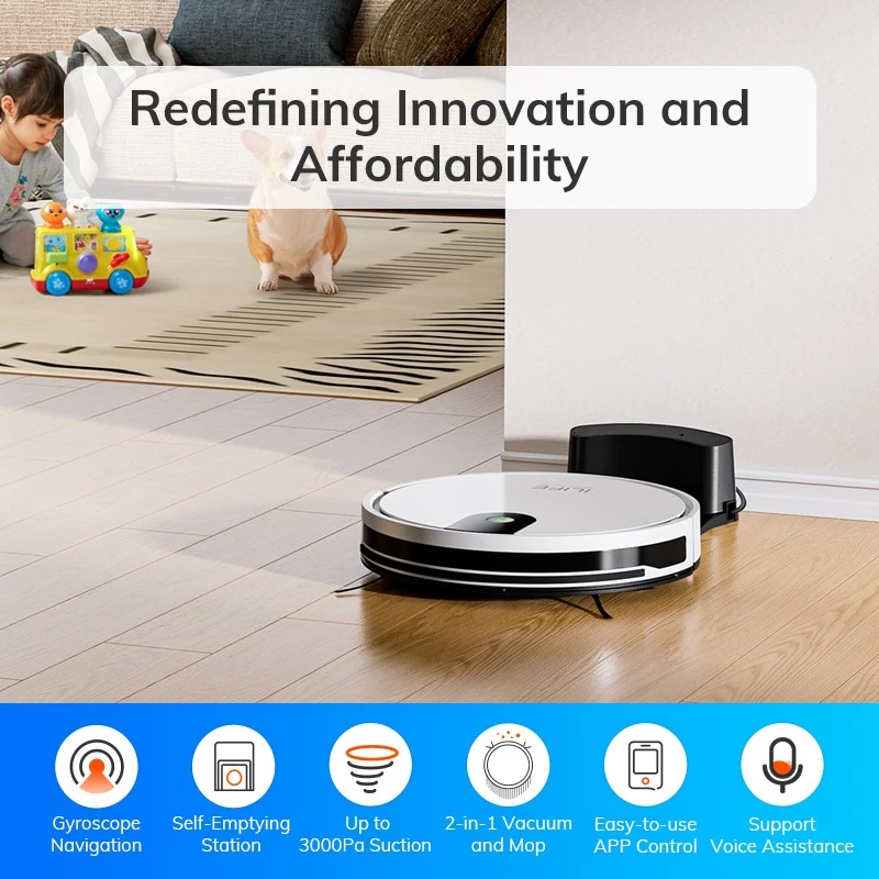 ILIFE V9/V9 pro Wet / Dry Robot Vacuum Cleaner With Mop Robot 3000Pa APP WiFi