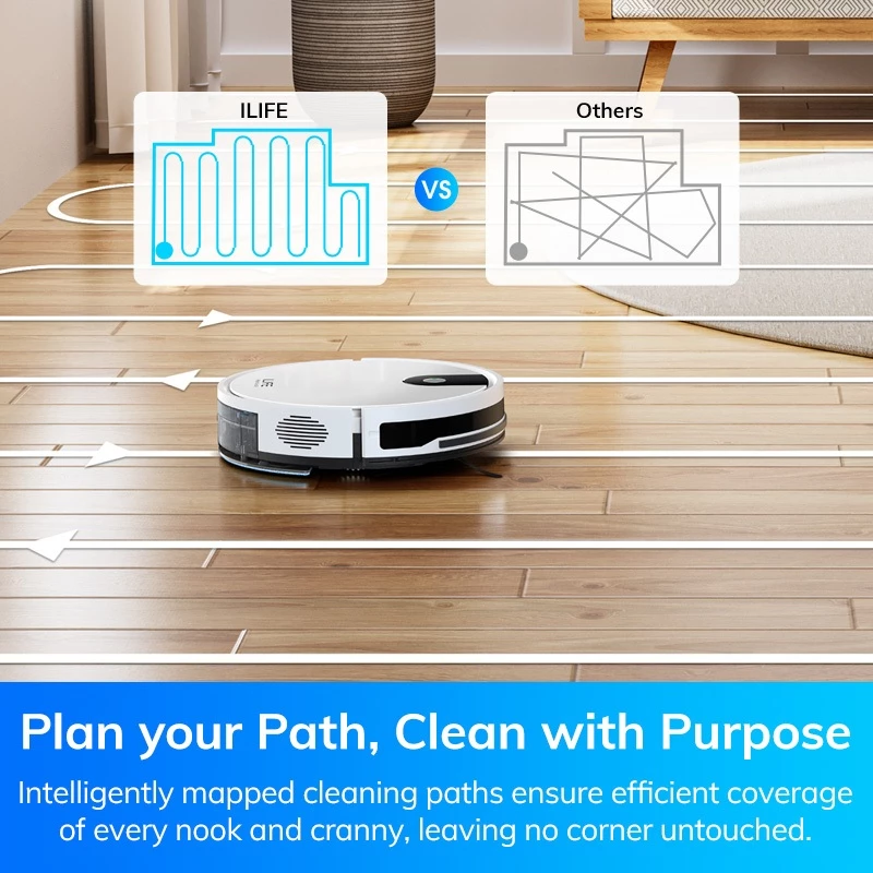 ILIFE V9/V9 pro Wet / Dry Robot Vacuum Cleaner With Mop Robot 3000Pa APP WiFi