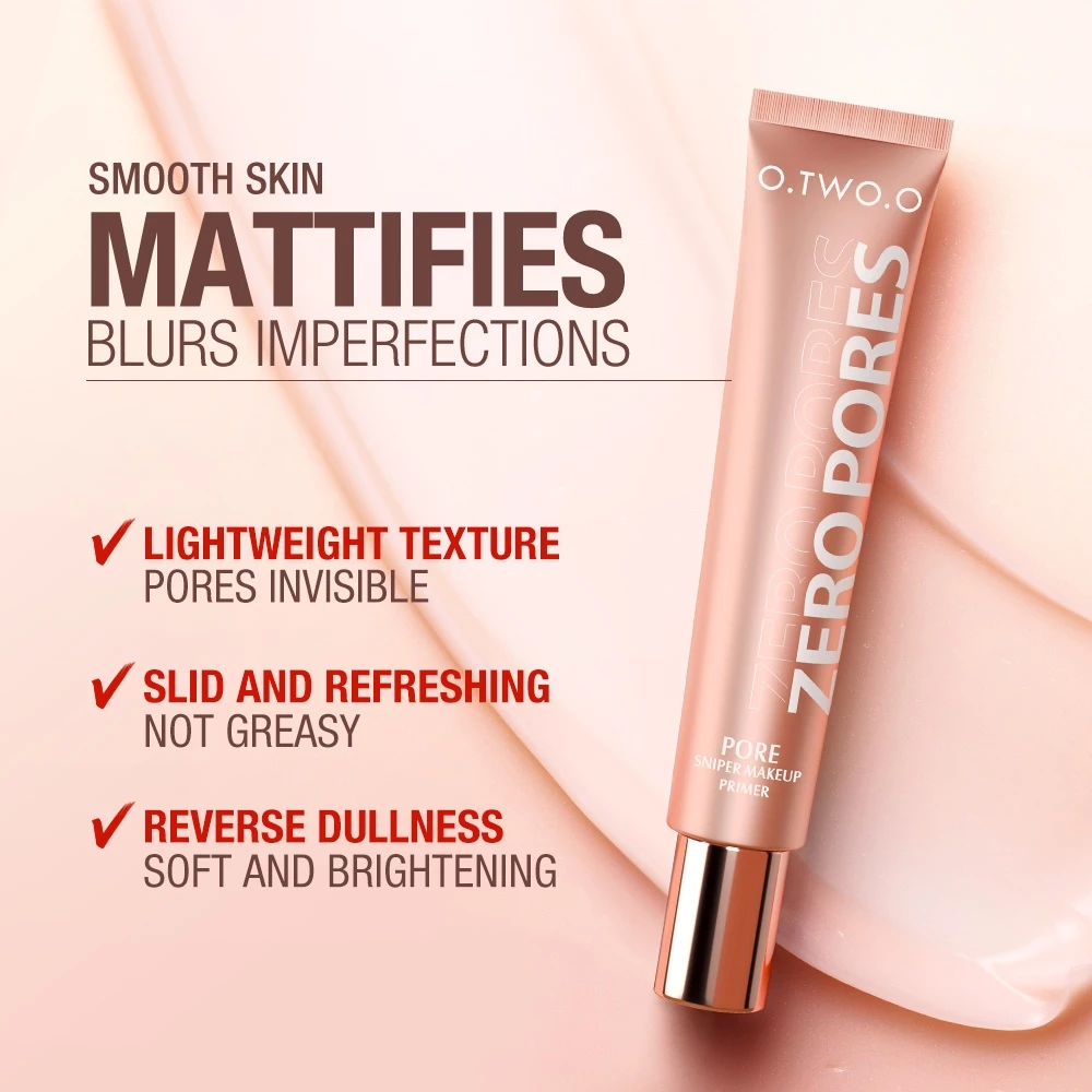 O.TWO.O Poreless Primer Invisable Pore Concealer 20g Primer Tanpa Pori