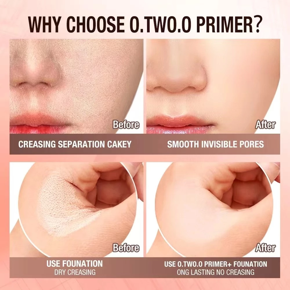 O.TWO.O Poreless Primer Invisable Pore Concealer 20g Primer Tanpa Pori