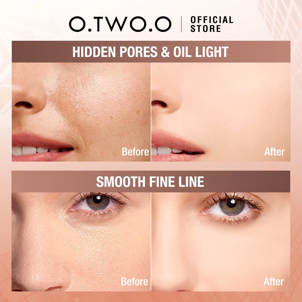 O.TWO.O Poreless Primer Invisable Pore Concealer 20g Primer Tanpa Pori