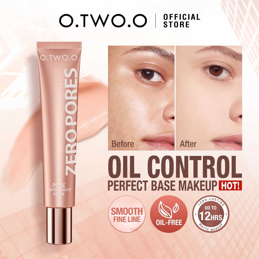 O.TWO.O Poreless Primer Invisable Pore Concealer 20g Primer Tanpa Pori