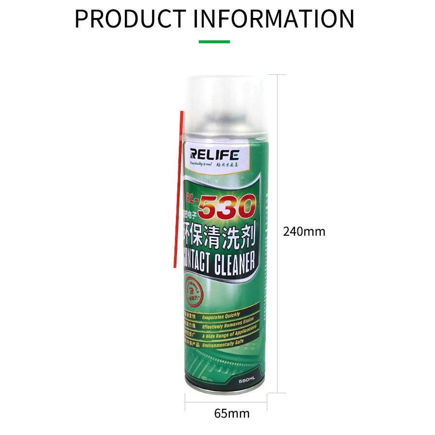 Electronic Contact Cleaner Falcon Relife 530 For Mobile Phone Lcd Screen Circuit PCB Board Repair Tool Cleaning
