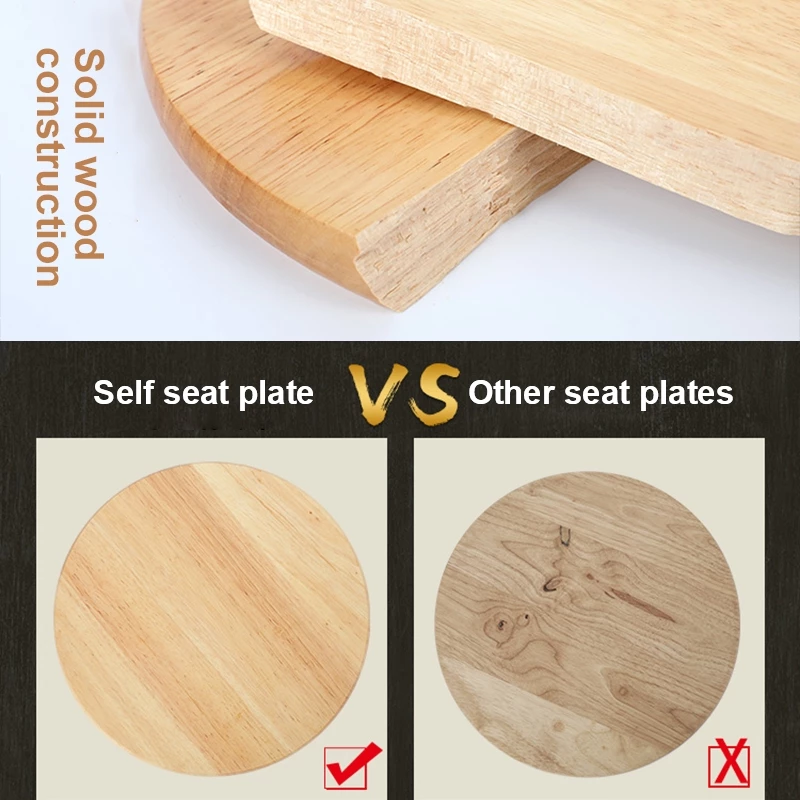 𝐁𝐌𝐙𝐀𝐑 𝙄𝙣 𝙎𝙩𝙤𝙘𝙠 Full Solid Rubber Wood Bar Stool Wooden Bar Chair Kerusi Bar Bangku(45/60/70/80cm)