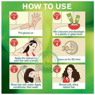 HAIR COLOUR NATURALS / PERWARNA RAMBUT / HAIR DYE / SACHET