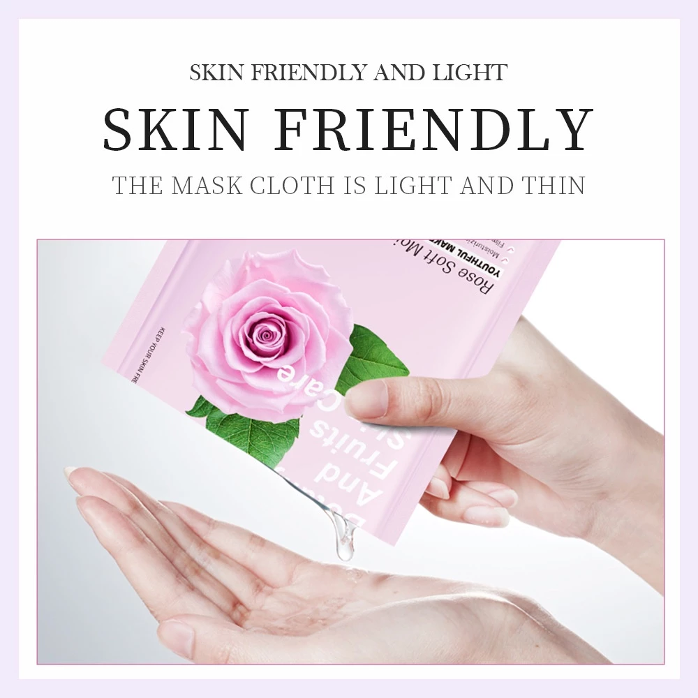ROREC SADOER Fruit Plant Mask Series Natural Moisturizing Hydrating Brightening Facial Mask