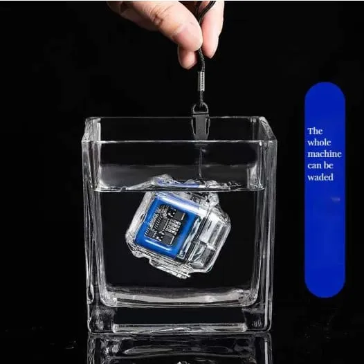 Double Arc Lighter USB Rechargeable Waterproof Electronic Transparent Fashion Lighter for Men, Gadgets for Men Camping Hiking Survival Tactical