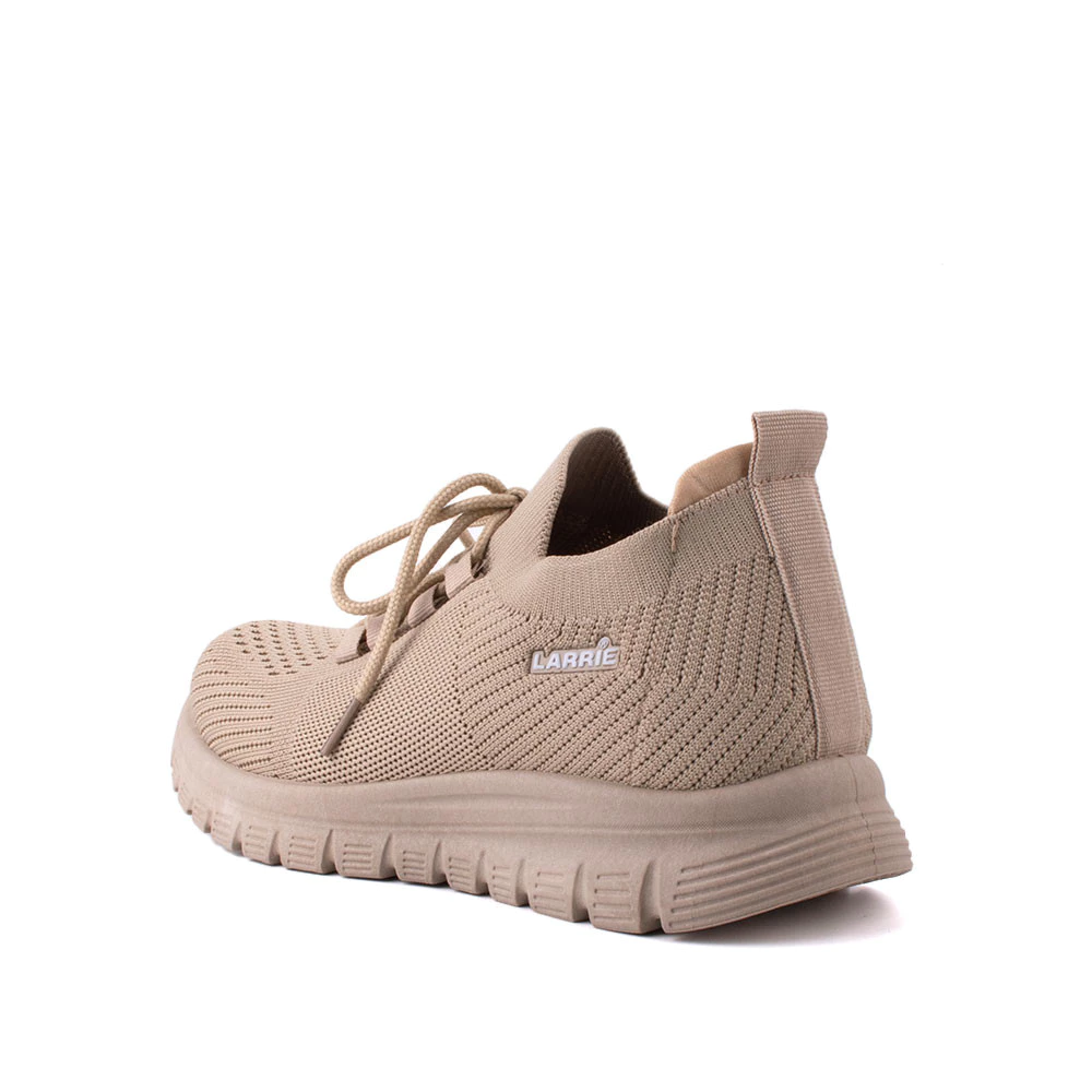 LARRIE Kasut Perempuan Beige Bertali Fit Delicate Sneakers - L62222-MM01SV-52-BEIGE