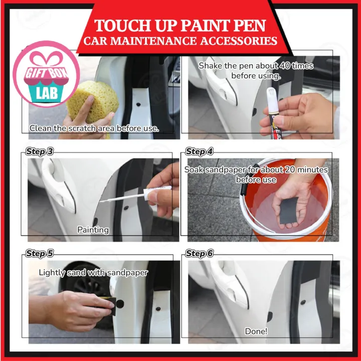 GBL NewColor Easy Touch Up Pen Car Scratch Repair Remover Pen Repair Calar Kereta