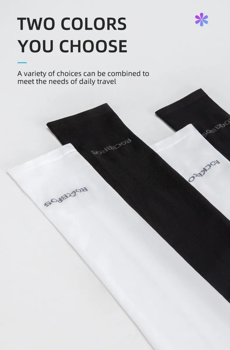ROCKBROS Sleeves Handsock UV Protection Sarung Lengan Cycling Outdoor Sport Cooling Arm Sleeves Cover