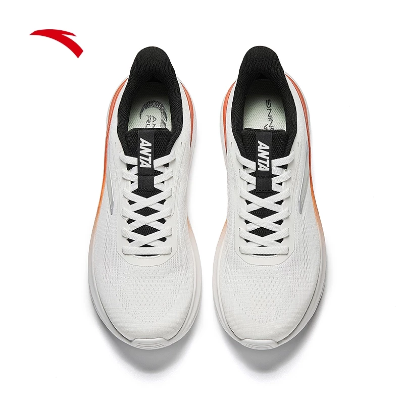 ANTA Men QingYun 2 Running Shoes 1125C5509R-2 -WHITE/BLACK (Kasut Joging/Kasut Larian Lelaki)