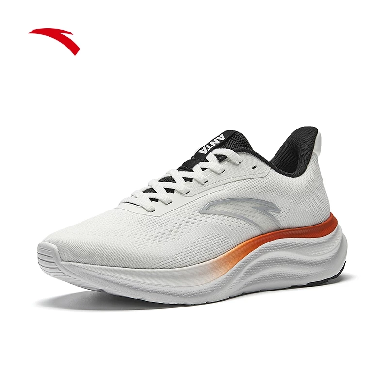 ANTA Men QingYun 2 Running Shoes 1125C5509R-2 -WHITE/BLACK (Kasut Joging/Kasut Larian Lelaki)