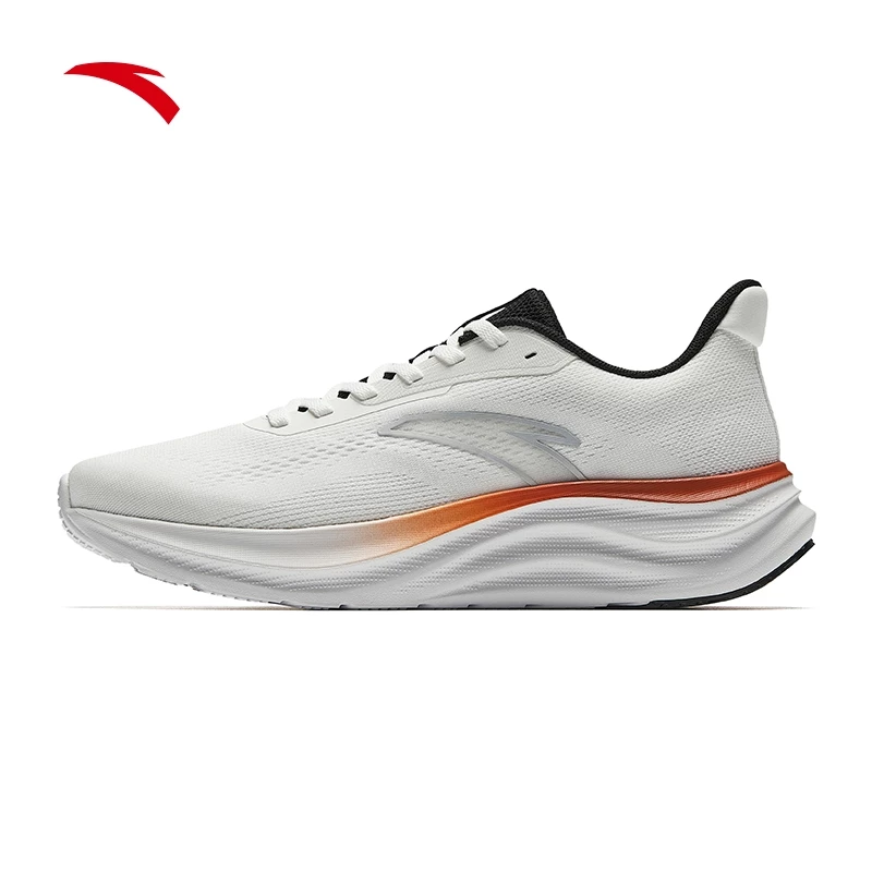 ANTA Men QingYun 2 Running Shoes 1125C5509R-2 -WHITE/BLACK (Kasut Joging/Kasut Larian Lelaki)
