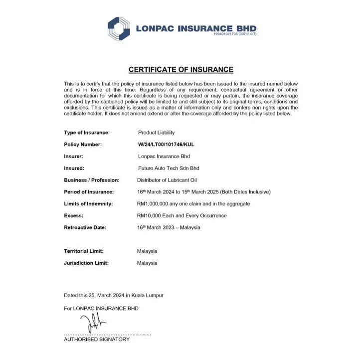 MOTION Premixed Long-Life Coolant Radiator 50/50 - Red/Green/Blue (2L)