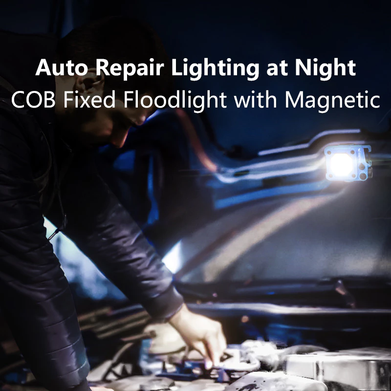 COB Rechargeable Keychain Light – Multifunctional USB Mini Light With Strong Magnetic Base