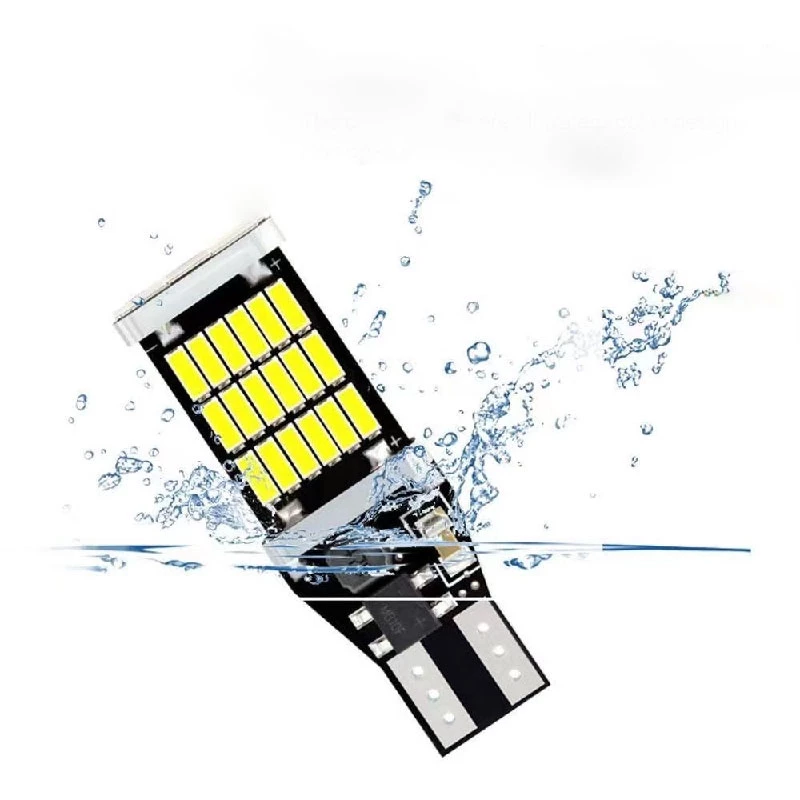 Avanstar Motors 2PCS 45LED Car Reverse Light Bulb T15/W16W 1156/P21W T20/7740 Flash Non-flash Back Up Tail Light