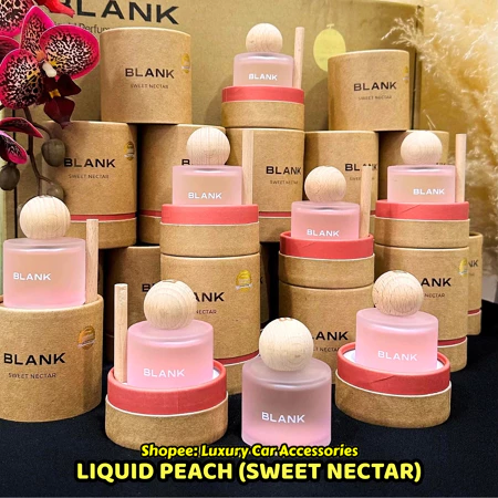 Blank SyahmiSazli Original - Perfume Kereta Rumah Blank Syahmi Sazli Pewangi Car Home Peach Honeydew Summer Paradise