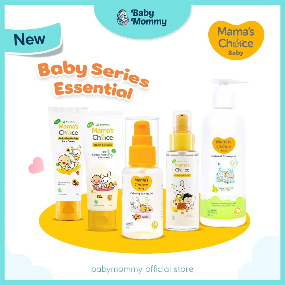 Baby Daily Nourishing Face Cream Hair Lotion Tummy Oil Colic Diaper Krim Sunscreen Shampoo