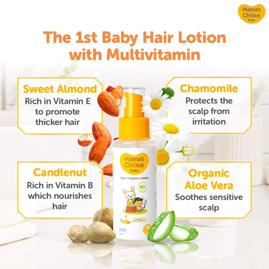 Baby Daily Nourishing Face Cream Hair Lotion Tummy Oil Colic Diaper Krim Sunscreen Shampoo