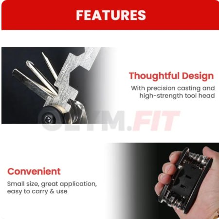 Bike Repair Tool Kits 16 in 1 Multifunction Bicycle Mechanic Fix Tools Set