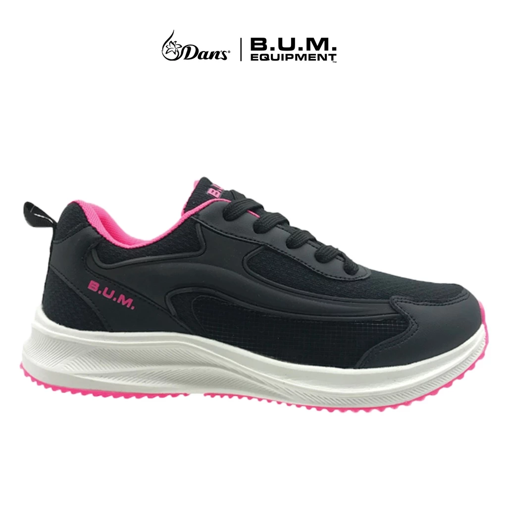 BUM Equipment Kasut Wanita Ringan Bernafas - Women's Shoe - BE99326/BE99327 Black/Pink Sneaker