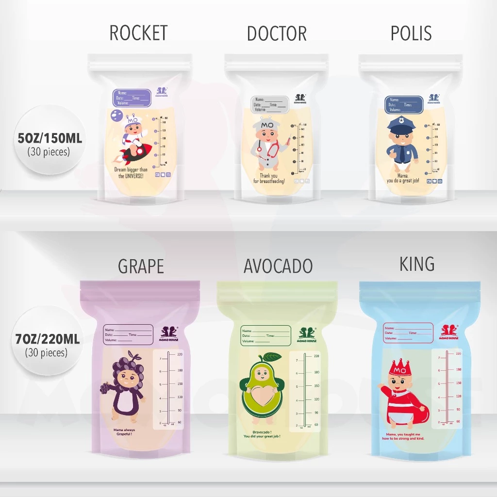 Double Lock Breastmilk Storage Bag Breast Milk