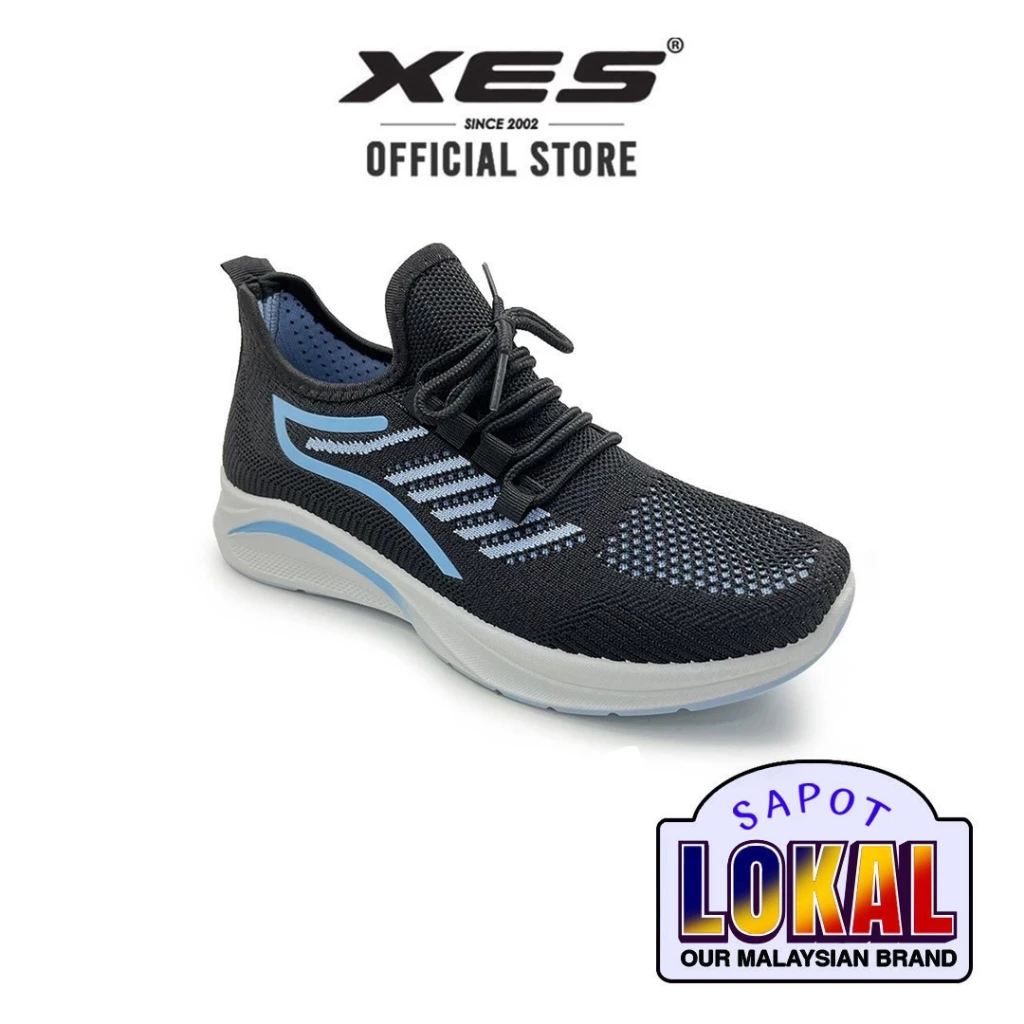 XES Ladies BSLCLS10 Mesh Sneakers ( Beige  Black)