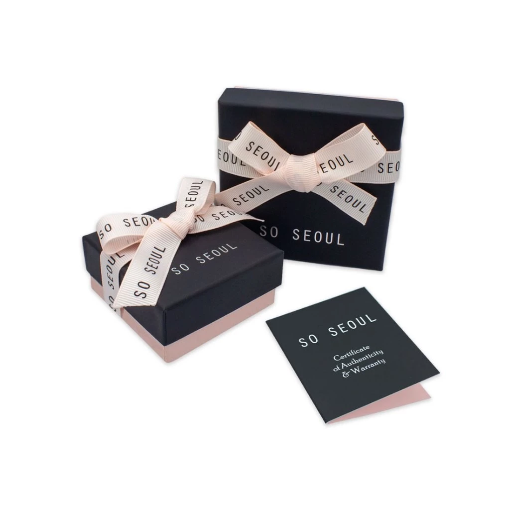 SO SEOUL Valeria Roman Numeral Classic Round Mother of Pearl Rose Gold Hoop Earrings