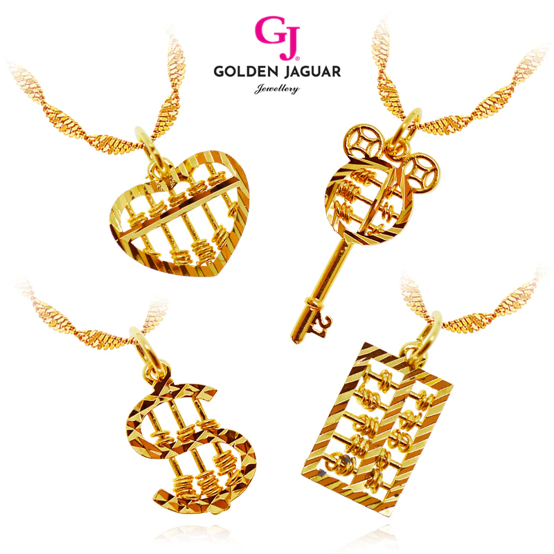 Jewellery Emas Bangkok Emas Korea 24K Gold Plated Necklace Rantai Sempoa Series Rantai Leher Perempuan