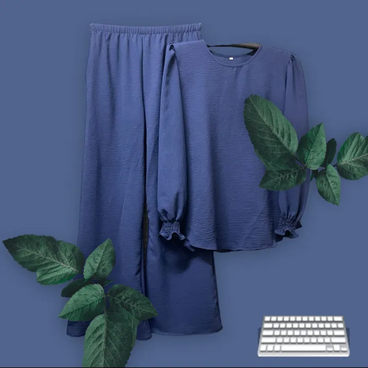 MAWAR BLOUSE+SELAUR MUSLIM FASHION DESİGN 2 [READY STOCK]