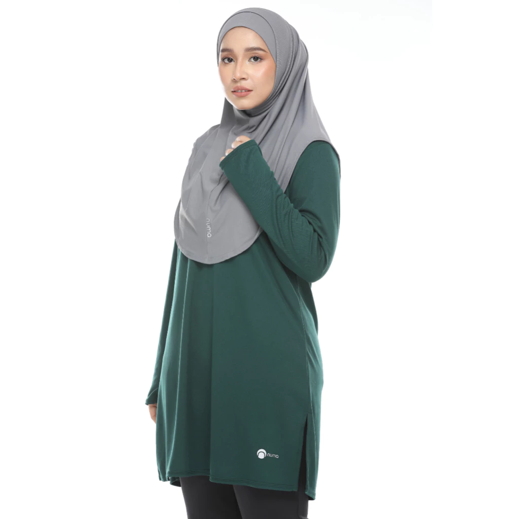 Muslim Fashion Unisex Cotton Colour Baju Muslimah Half Button Harga Murah Murah