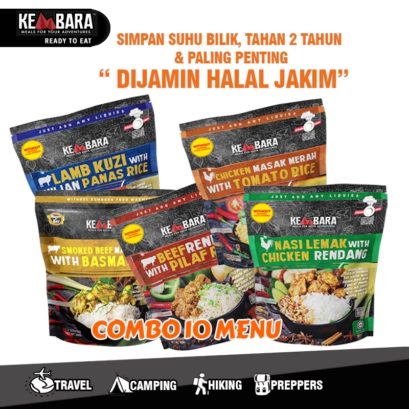Kembara Meal Signature & Premium Combo 10 Menu (READY-TO-EAT)