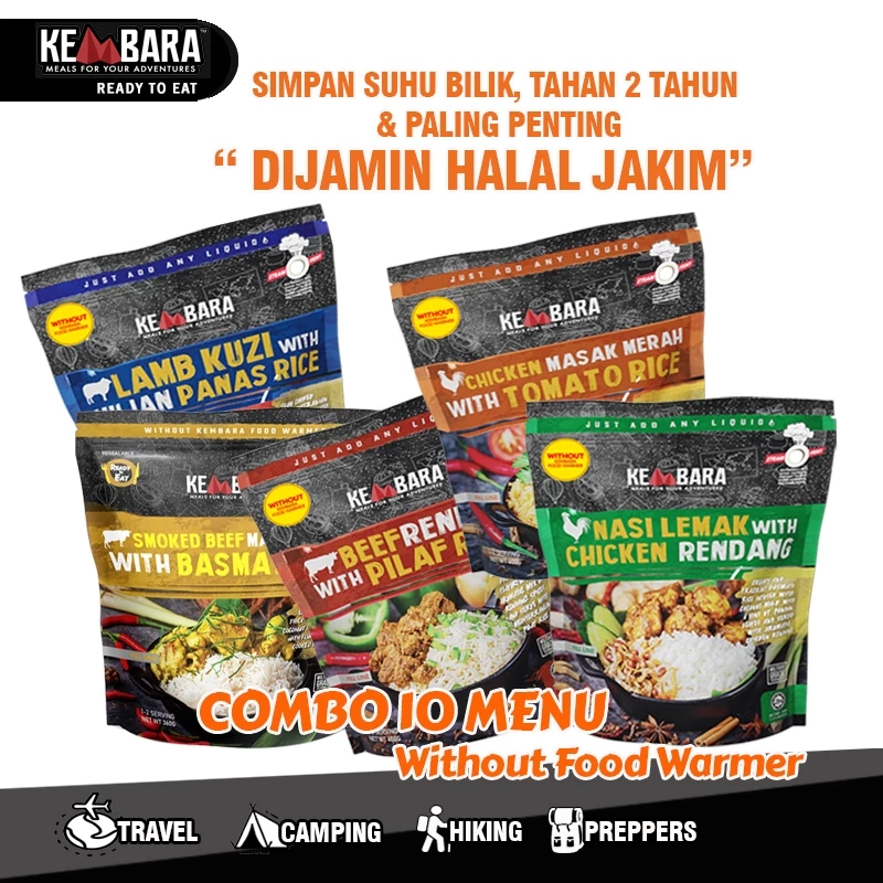 Kembara Meal Signature & Premium Combo 10 Menu (READY-TO-EAT)