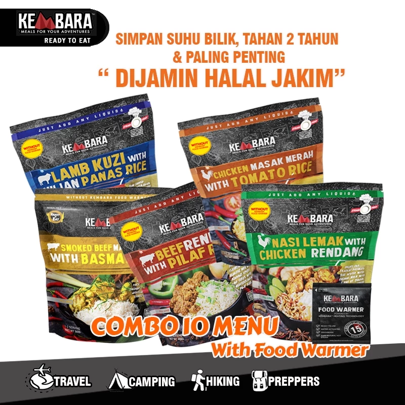 Kembara Meal Signature & Premium Combo 10 Menu (READY-TO-EAT)