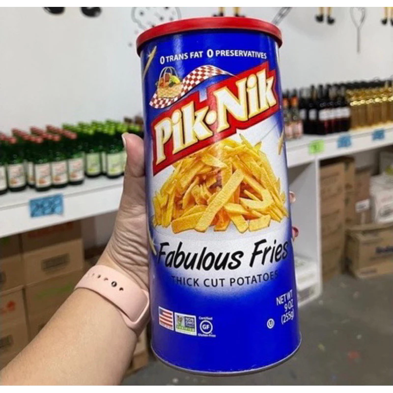 PIKNIK SHOESTRING POTATOES 9OZ 255GRAMS