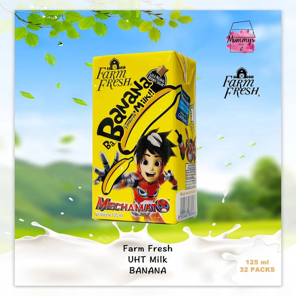 Farm Fresh UHT Banana Milk 125ml x 32 Packs
