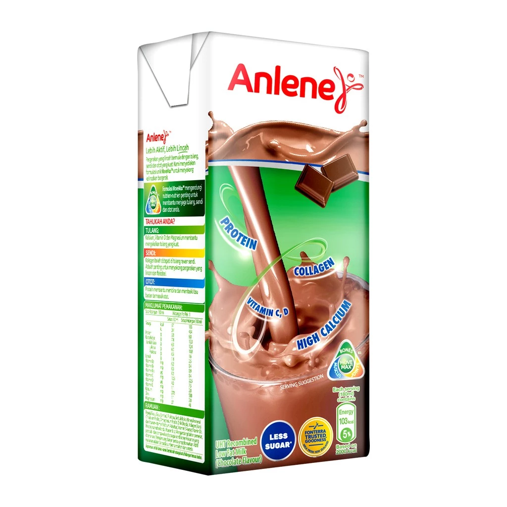 ANLENE High Calcium UHT Milk Chocolate 180ml