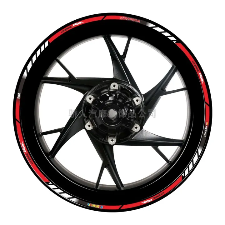 [Range of Choice]Whole Set Rim Sticker 17and 18 Inch Motorcycle Styling Wheel Hub Rim Stripe Reflective Decal Stickers Partially Safety Reflector Motorcycle Sticker For Yamaha Honda KTM Kawasaki
