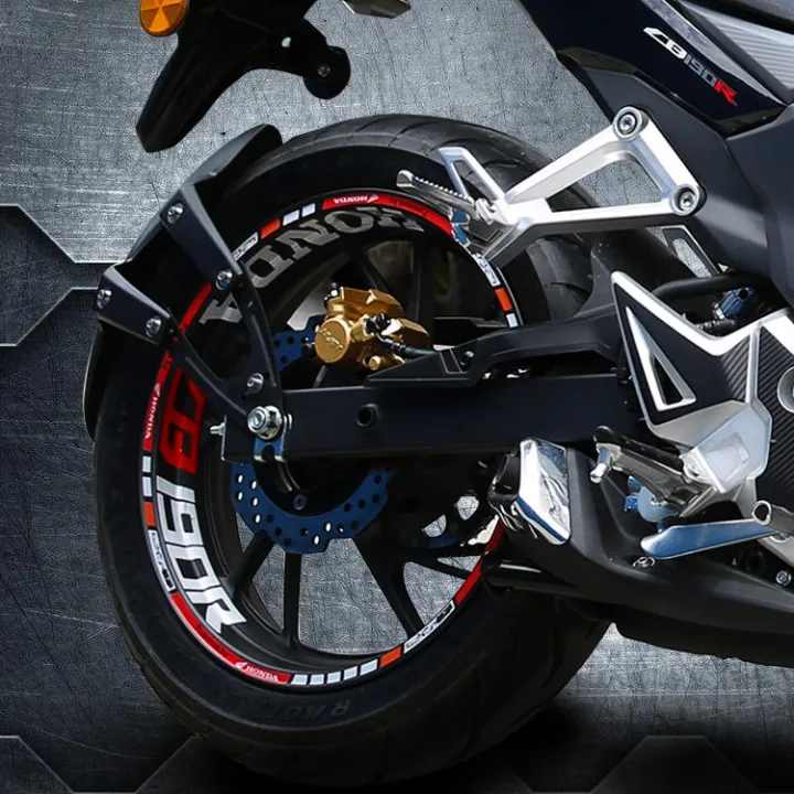 [Range of Choice]Whole Set Rim Sticker 17and 18 Inch Motorcycle Styling Wheel Hub Rim Stripe Reflective Decal Stickers Partially Safety Reflector Motorcycle Sticker For Yamaha Honda KTM Kawasaki