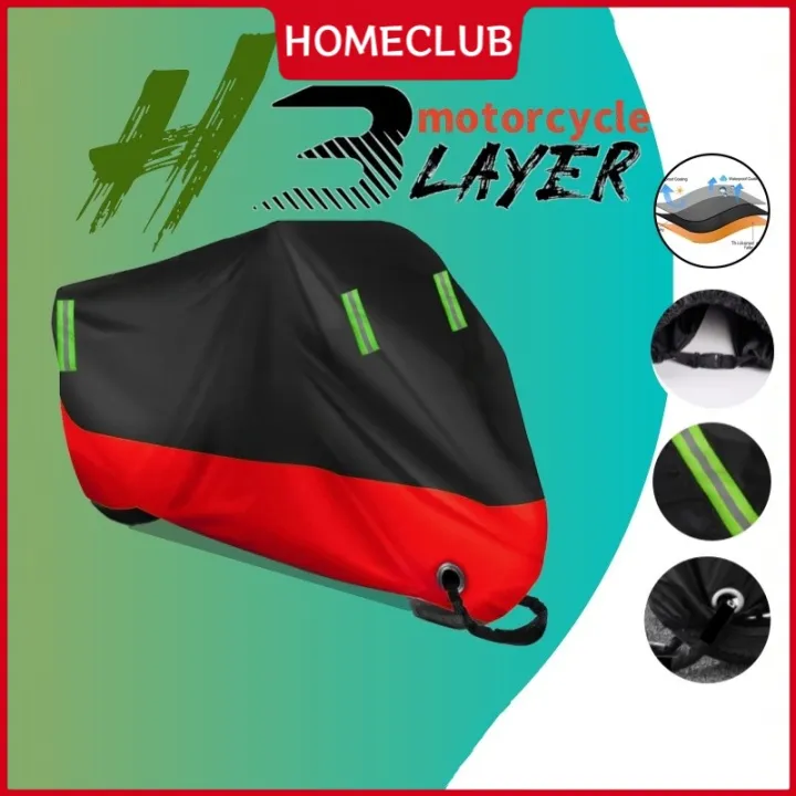 Motorcycle Cover Motor Motorcycle Waterproof Rain Cover Selimut Motor Motorbike Full Cover Motorcycle Protector