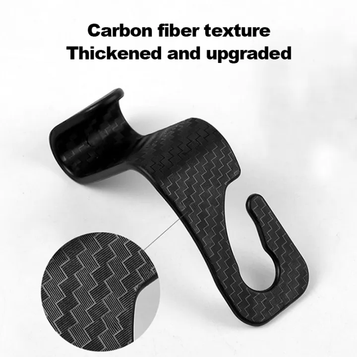 4Pcs Universal Auto Seat Headrest Hook Storage Hanger Car Vehicle Back Seat Organizer Holder Car Interior Accessories