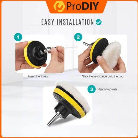 8Pack Car Polishing Pad Kit 3/5/6/7inch Washable Polishing Pad Sponge Waxing Sponge Buffing Pad Reusable